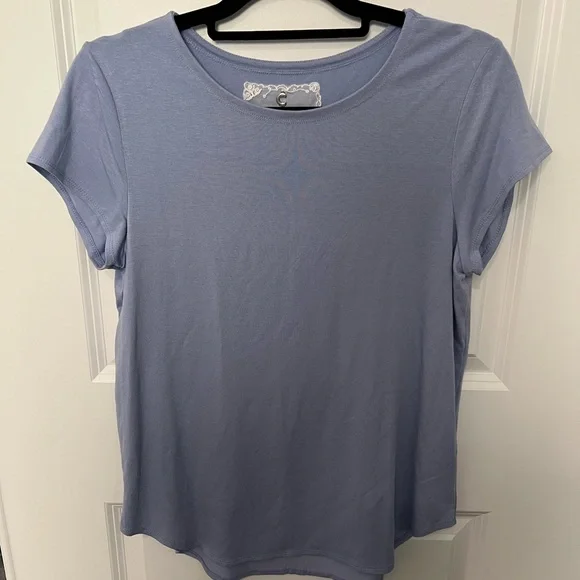 Women's Cupio “Juliana” Periwinkle Short Sleeve Top - Picture 1 of 7
